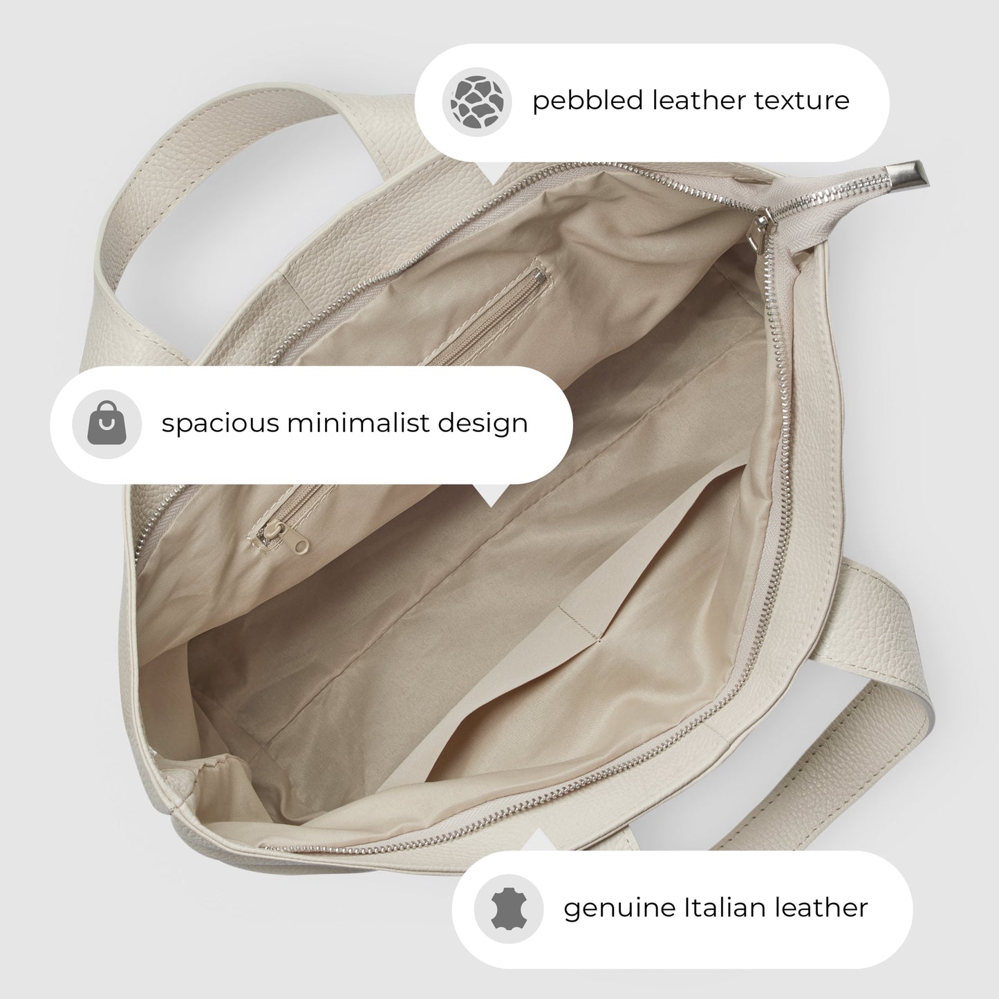 Italian Full-Grain Leather Tote Bag | Torino