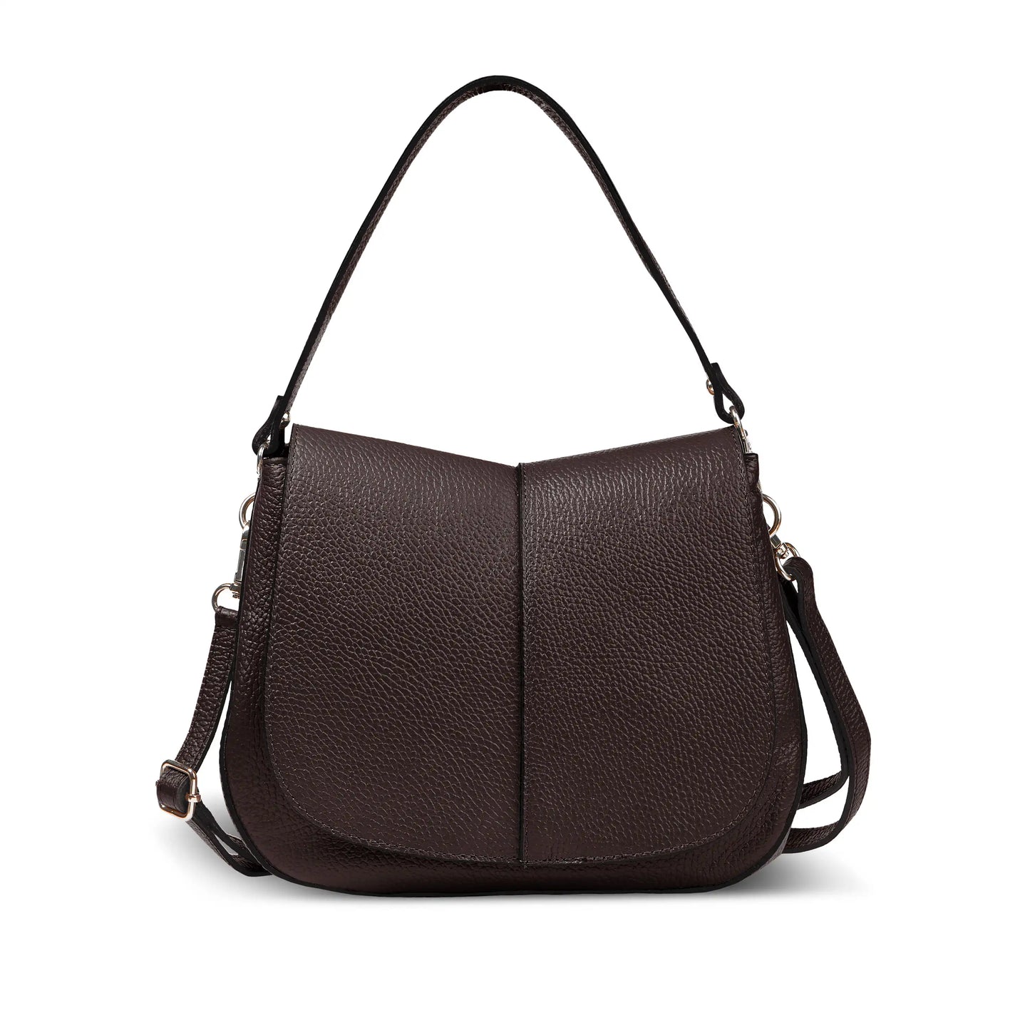 Italian Full-Grain Leather Shoulder Bag | Terni