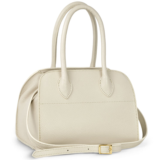 Italian Full-Grain Leather Top-Handle Bag | Sanremo