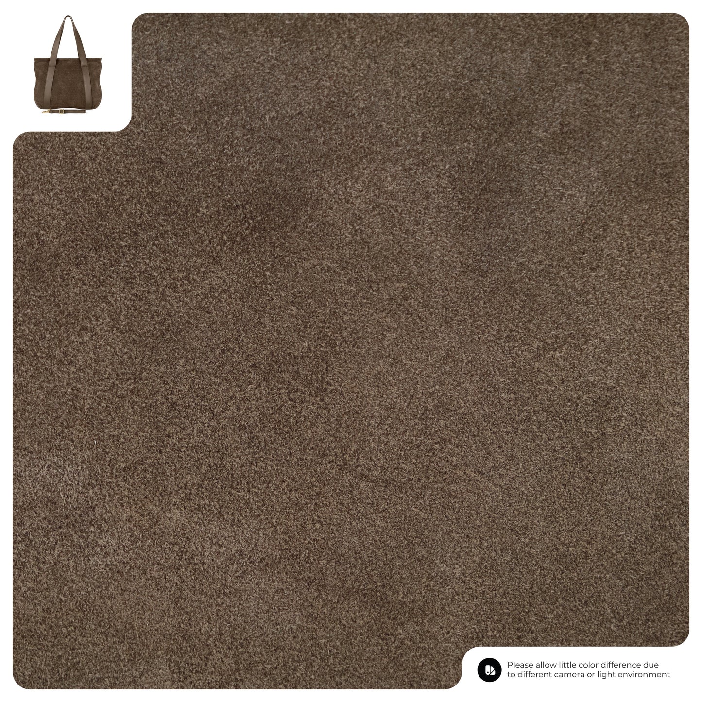 Italian Genuine Suede & Full-Grain Leather Tote Bag | Varese