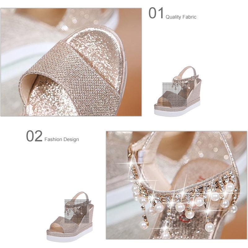 Platform Sandals Buckle Strap Peep Toe Thick Bottom Modern Espadrille Sandals Platform Cross Buckle Strap Slingback Summer Open Toe Shoes